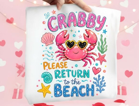 Capturing Coastal Humor with the Funny Pink Crab Shirt Design
