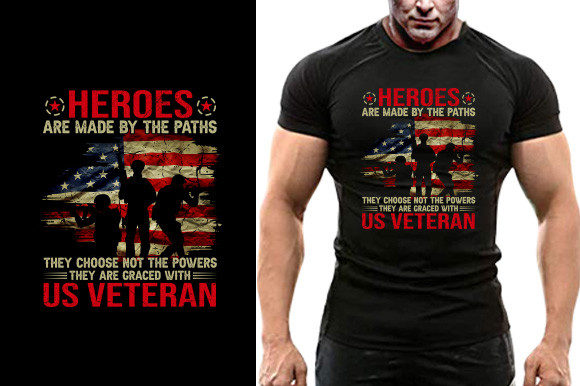 Graced with Us: A Veteran T-shirt Design for Meaningful Apparel