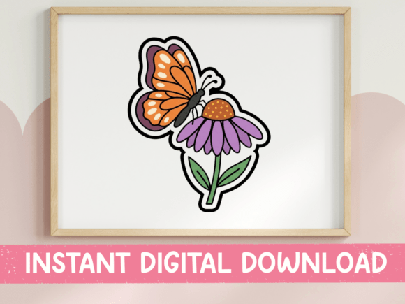 Monarch Butterfly on Purple Coneflower: A Fresh Take on Nature Illustration
