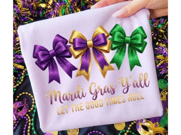 Preppy Mardi Gras Yall Coquette Tshirt Png: A Design Asset Breakdown