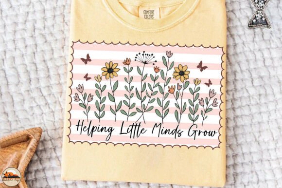 Preppy Teacher Wildflowers Png: School Style Meets Floral Design