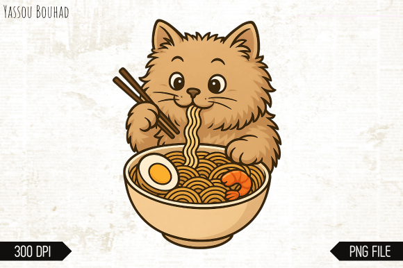 Ramen Cat T-Shirt: Your Go-To Japanese T-Shirt Design