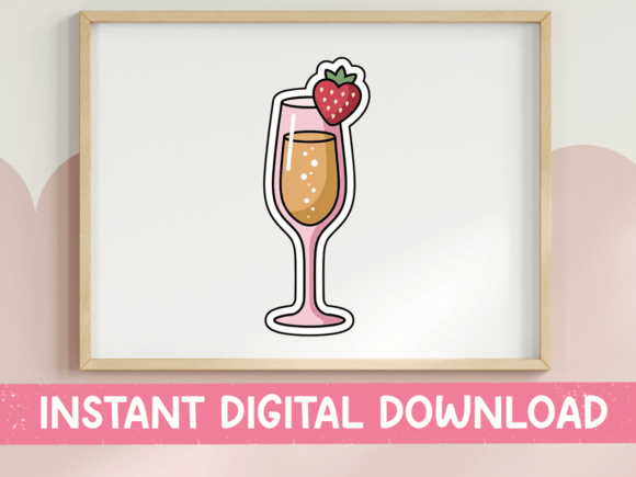 Why This Sweet Strawberry Champagne Flute Design Captures Celebration